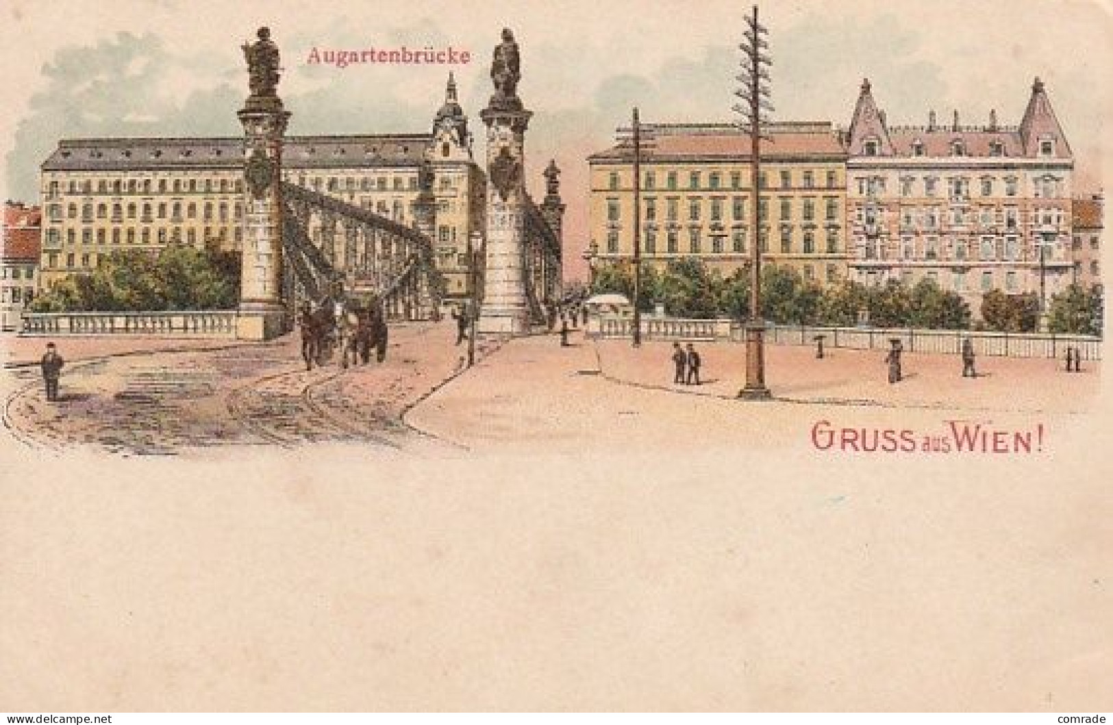 Austria - Gruss Aus Wien - Augartenbrucke - Otros & Sin Clasificación