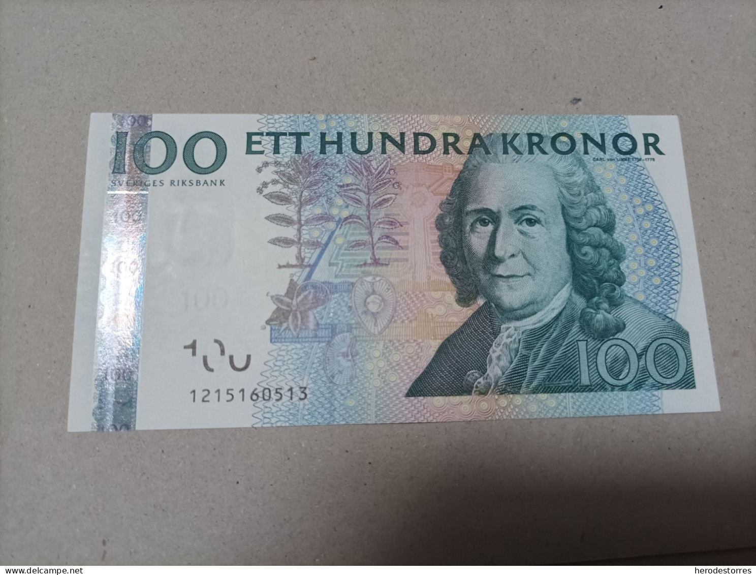 Billete Suecia, 100 Kronor, Año 2001, UNC - Svezia