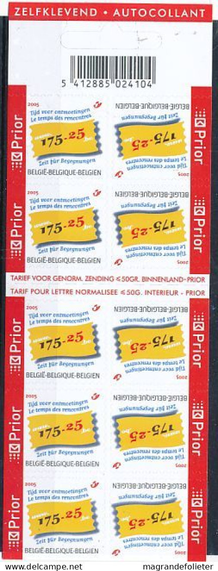 TIMBRE STAMP ZEGEL BELGIQUE CARNET B 48 LE TEMPS DES RENCONTRES  XX - 1997-… Permanente Geldigheid [B]