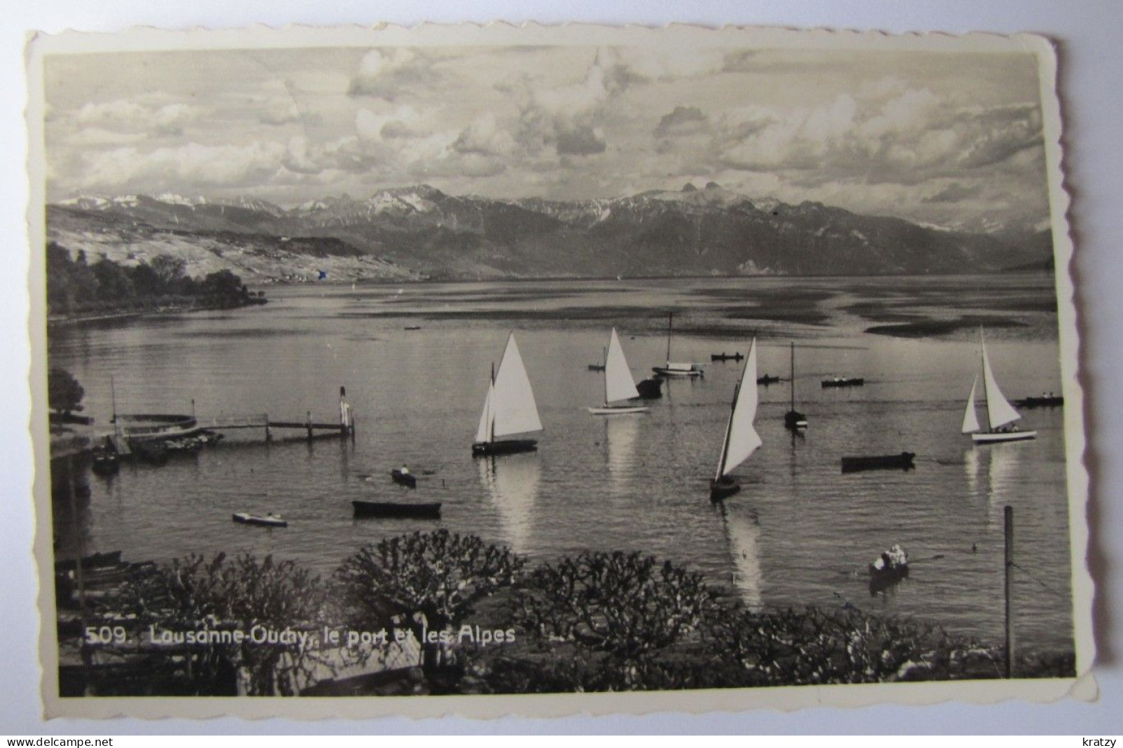 SUISSE - VAUD - LAUSANNE - OUCHY - Le Port - 1946 - Lausanne