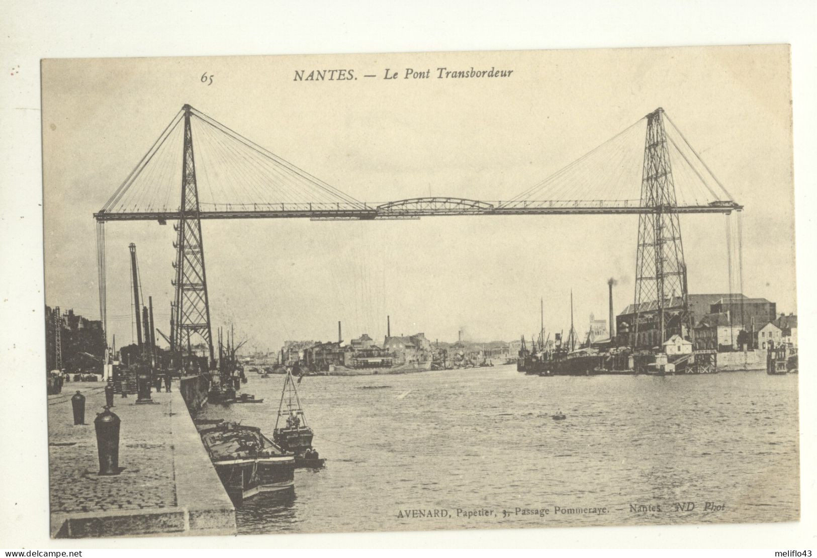 44/ CPA - Nantes - Le Pont Transbordeur - Nantes