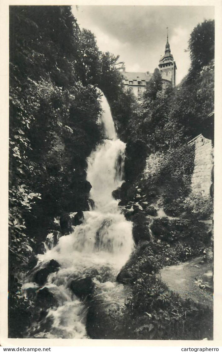 Hungary Lillafured Palota Szallo With The Waterfall - Hungary