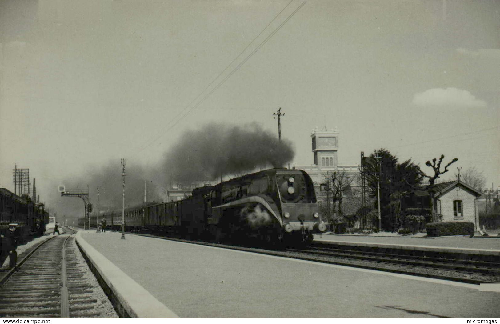 SECLIN - Train En Gare - Cliché J. Renaud, Juillet 1957 - Treni