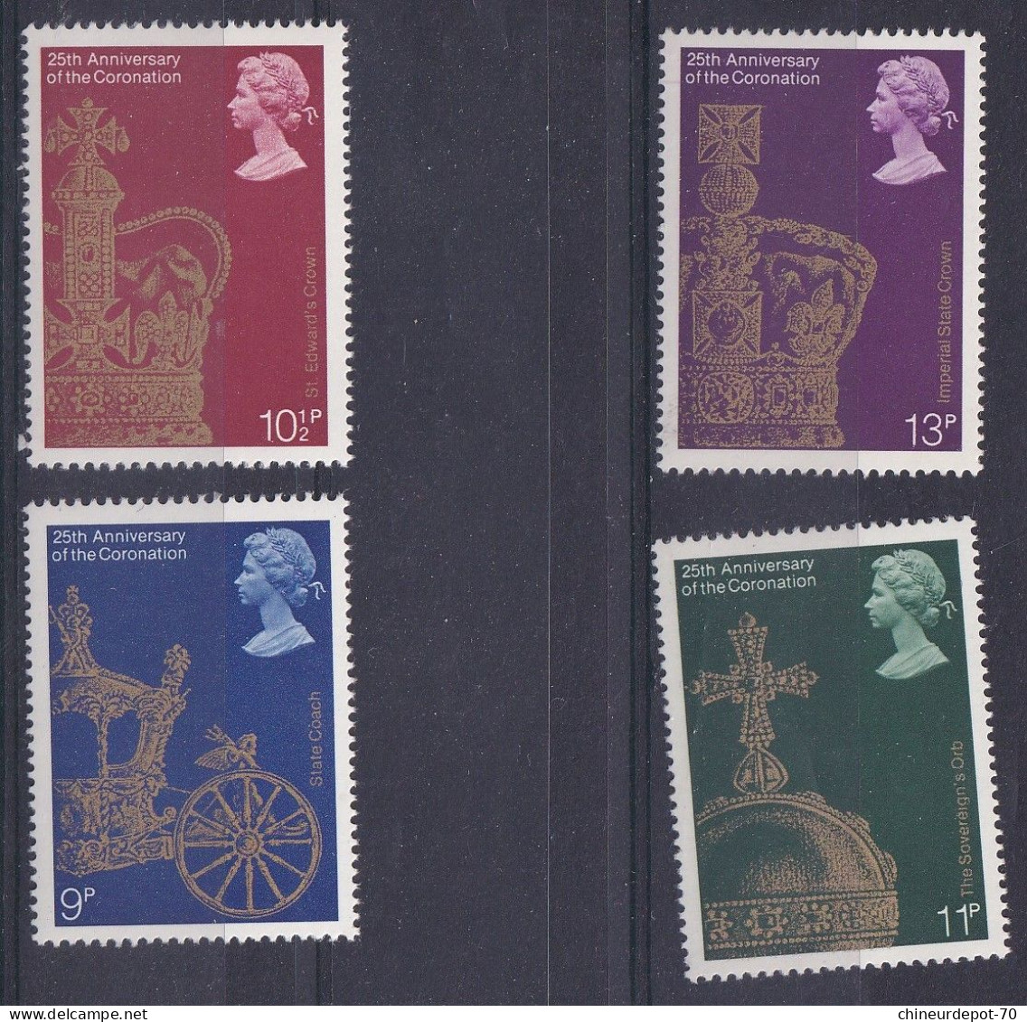25th Anniversary Of The Coronation Imperial State Crown Neufs Sans Charnières ** - Other & Unclassified