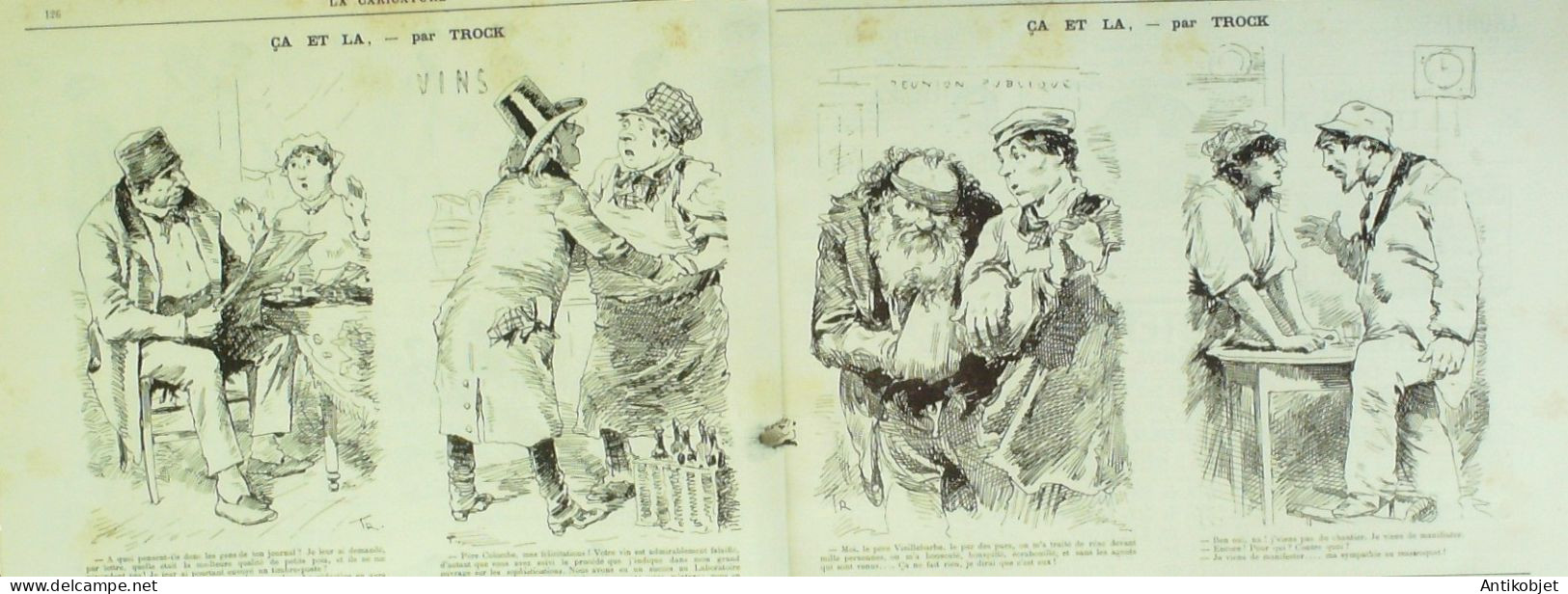 La Caricature 1883 N°173 Les Maris D'étoiles Draner Loys Trock - Magazines - Before 1900