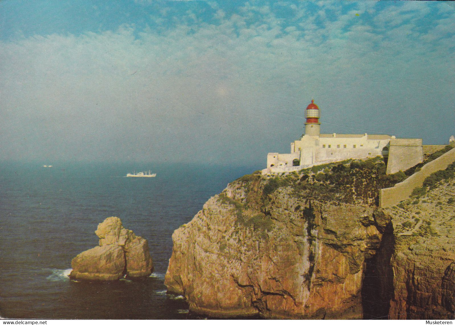 Portugal PPC Algarve Cabo De S. Vicente Cape Leuchtturm Lighthouse Pfare (2 Scans) - Faro