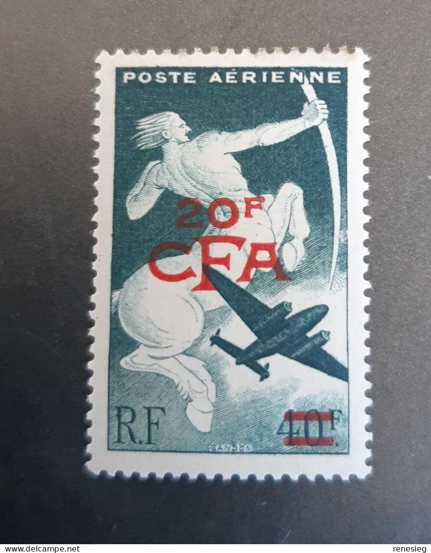 Réunion 1947 Yvert 45  MH TB - Aéreo