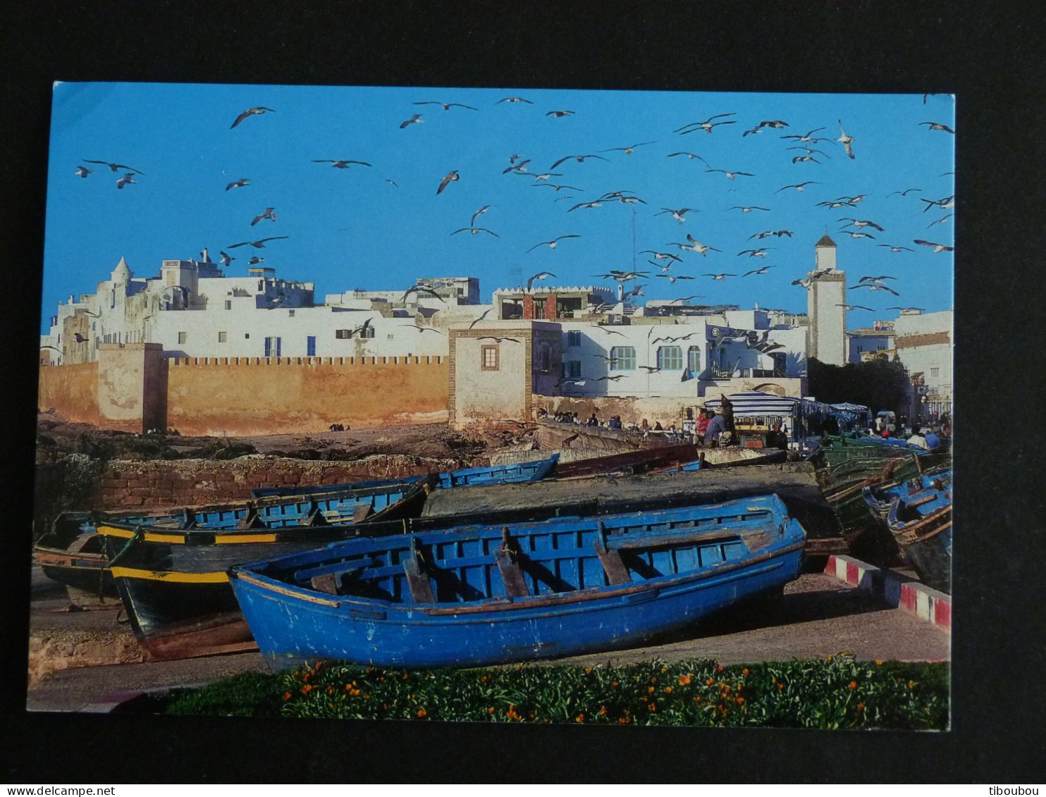 MAROC MOROCCO AVEC YT 1783 PORTE BAB LAMRISSA SALE - ESSAOUIRA LE PORT DE PECHE - Marruecos (1956-...)