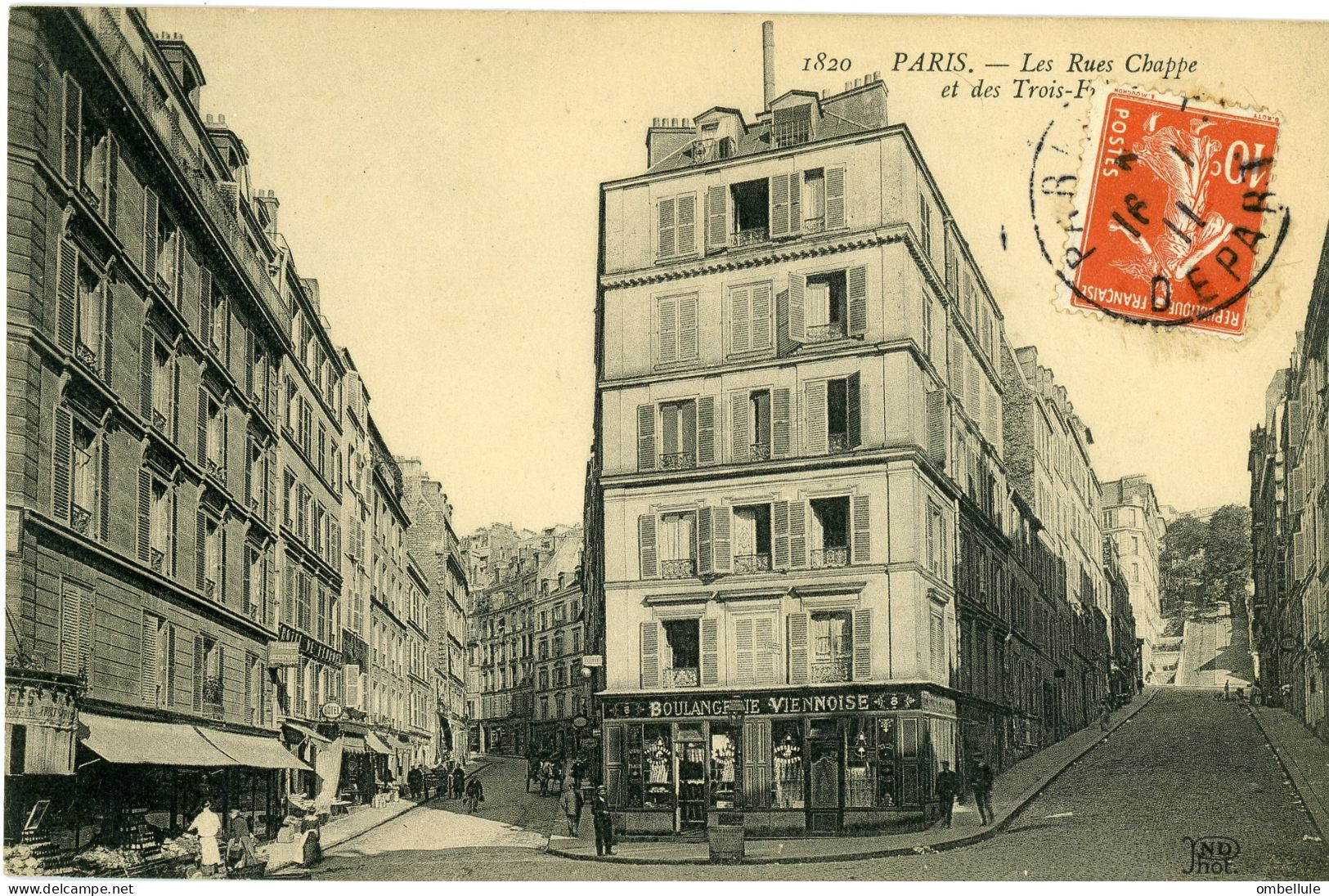 Paris - Montmartre. La Rue Chappe Et Des Trois Frères - District 18