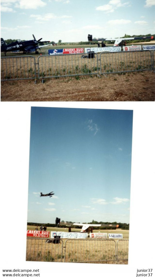 3 Photos Meeting D'avions 1993, 2 Avec Vieux Avions &  Patrouille De France - Aviation