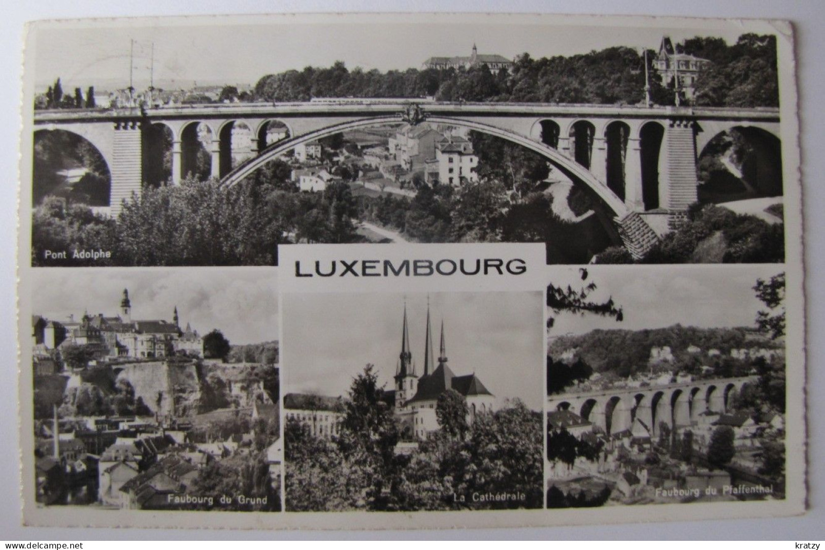 LUXEMBOURG - VILLE - Vues - 1955 - Luxemburg - Town