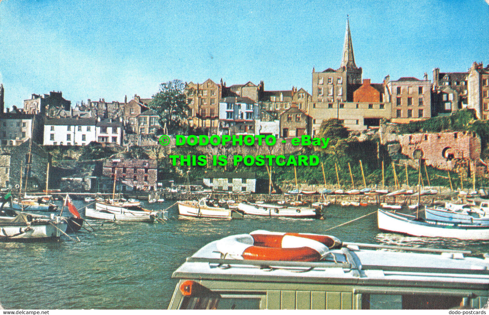 R526861 Tenby From The Harbour. Valentine. Valchrome. 1961 - Welt