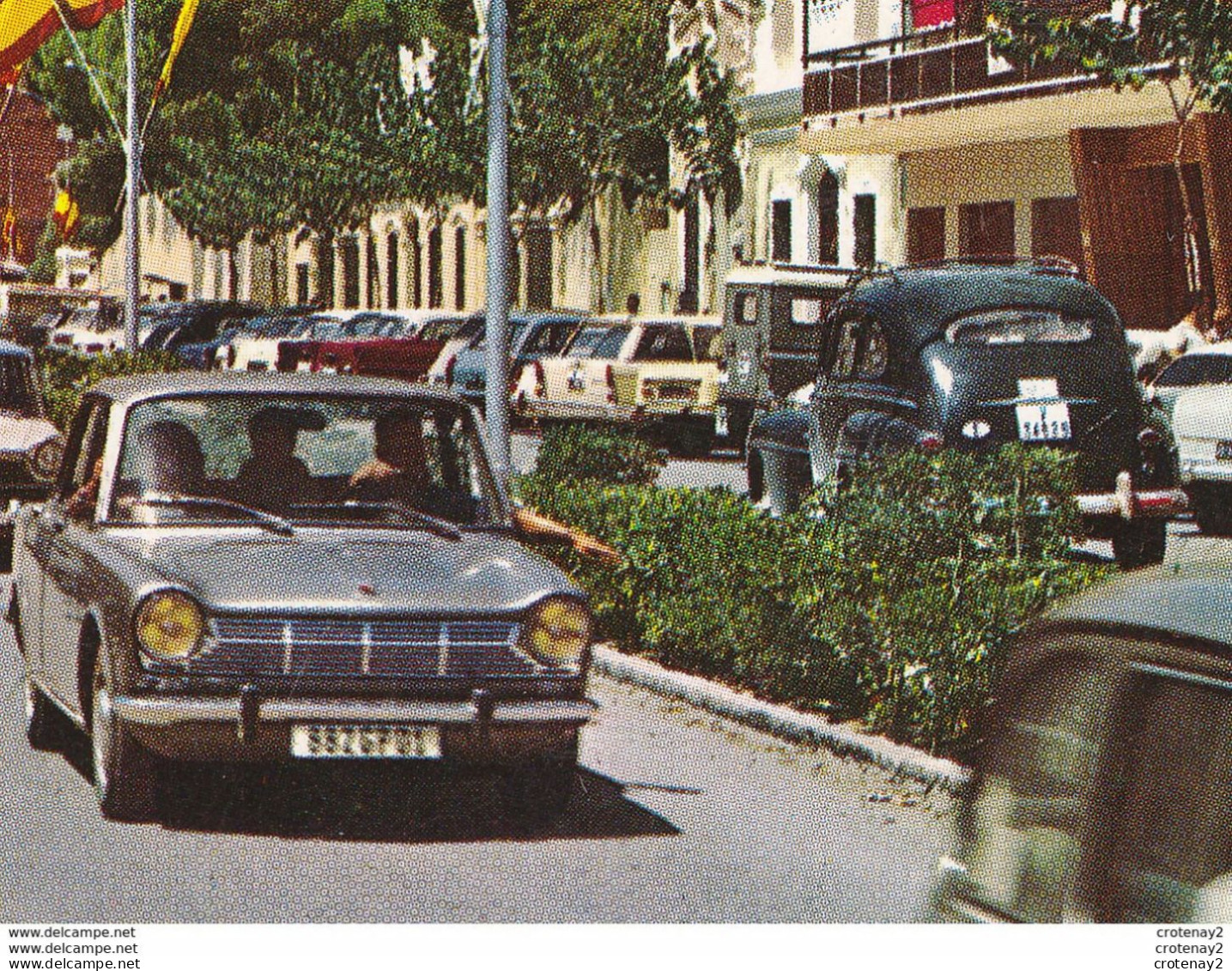 CULLERA Valencia N°7 Avenida De Peris Mencheta En 1967 VOIR ZOOM Simca 1500 Ariane Land Rover Fiat Peugeot 404 - Valencia