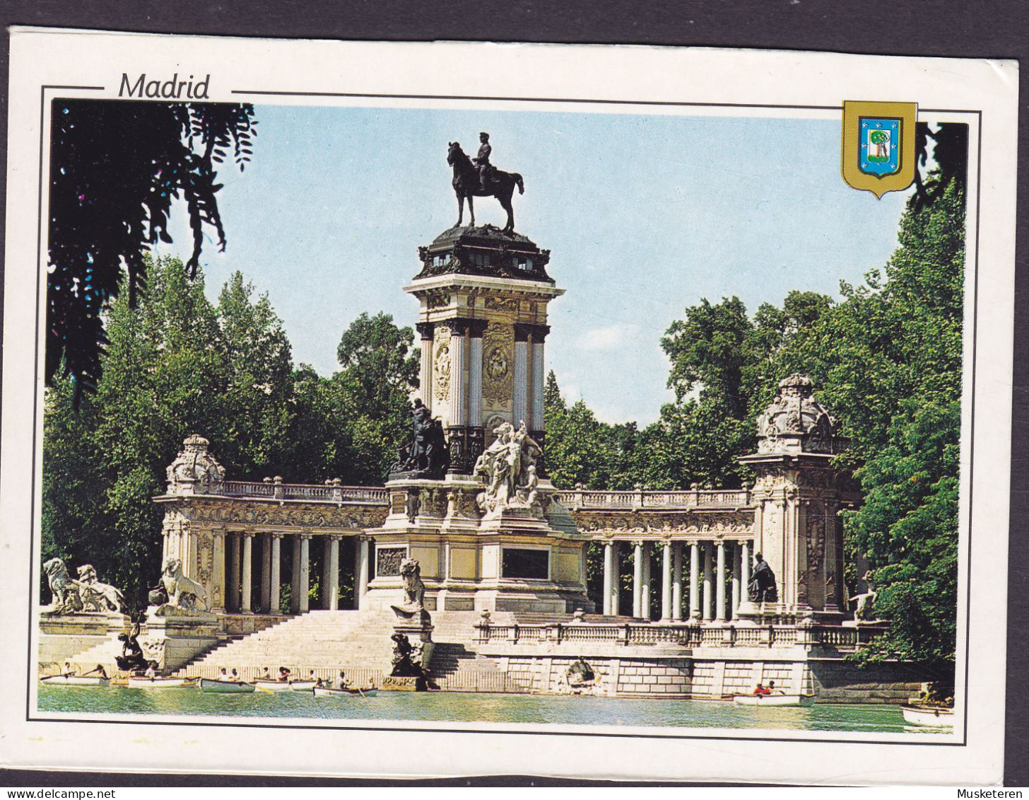 Spain PPC Madrid Park Parc Parque Del Retiro SEVILLA 1996 RØDDING Denmark (2 Scans) - Madrid