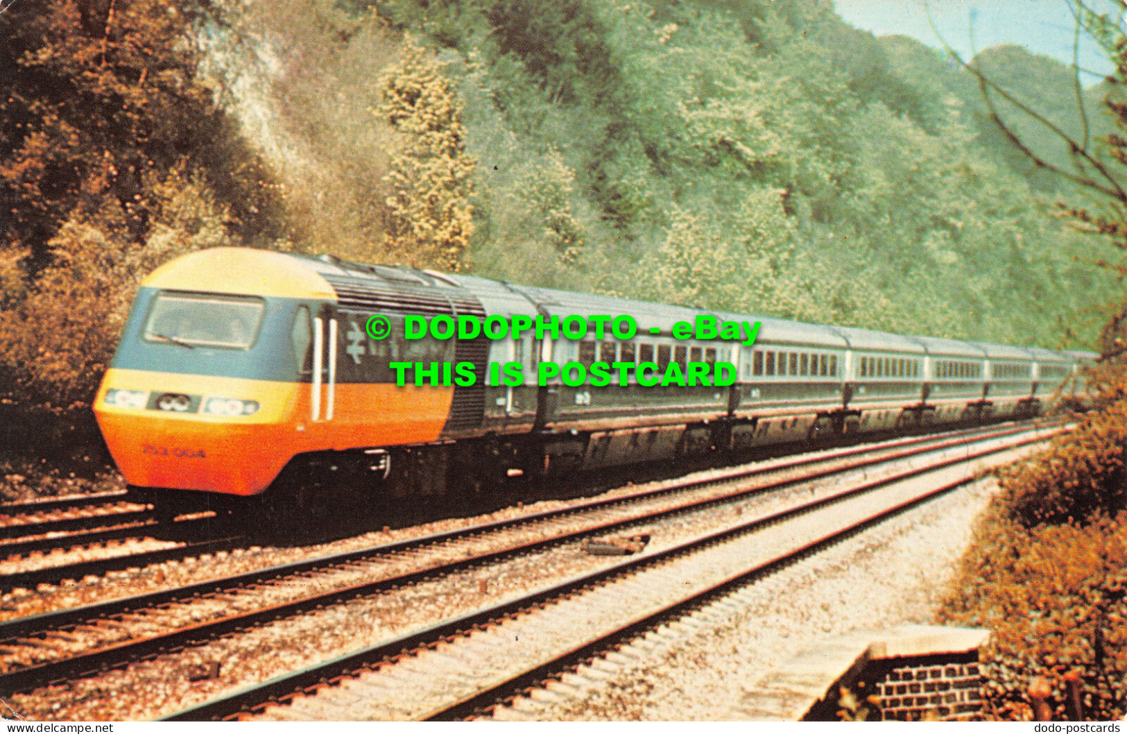 R526607 British Rail 125 M. P. H. High Speed Train. Photo Precision Limited. Col - Welt