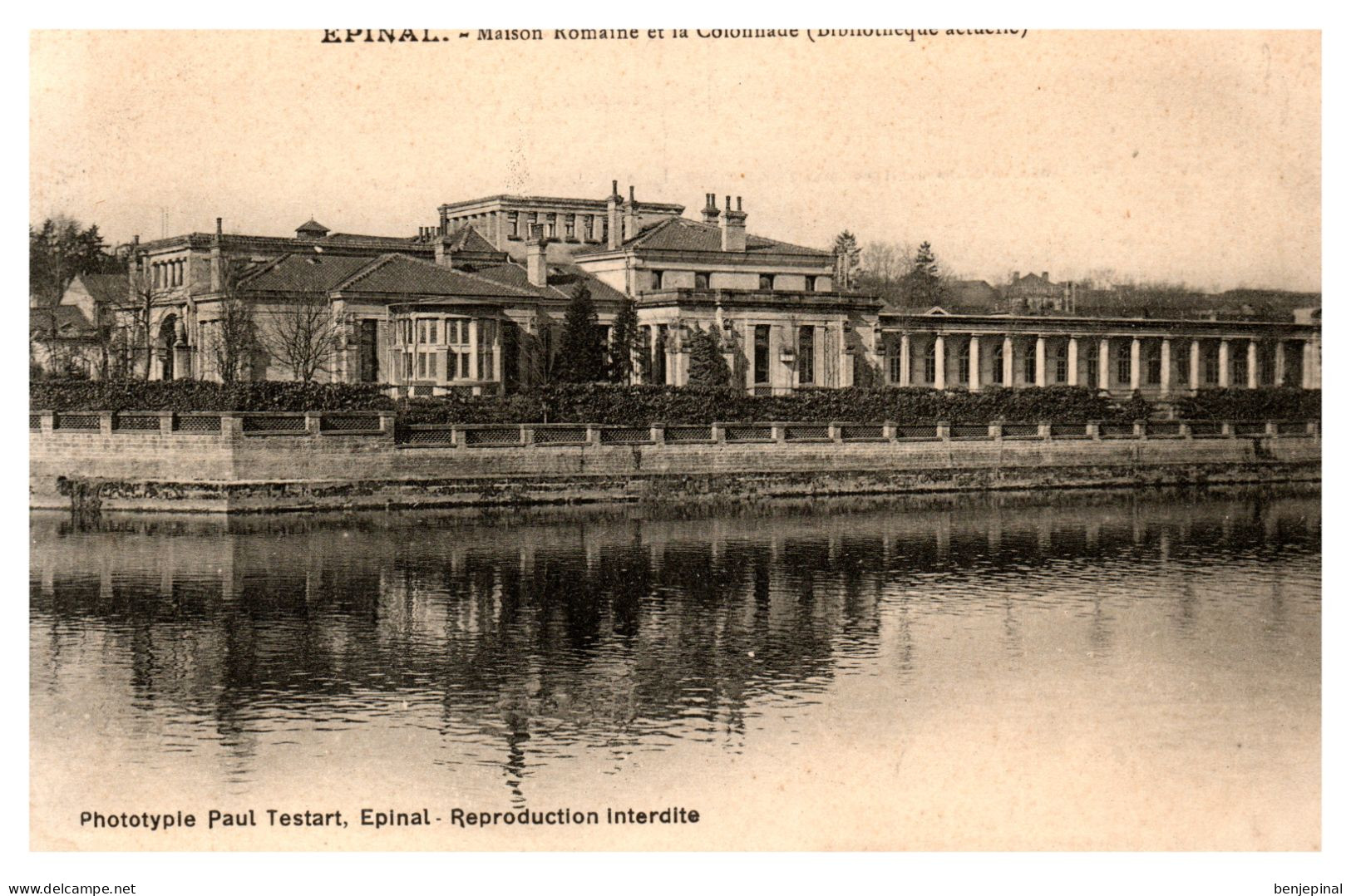 Epinal - Maison Romaine Et La Colonnade (Bibliothèque Actuelle) - Epinal