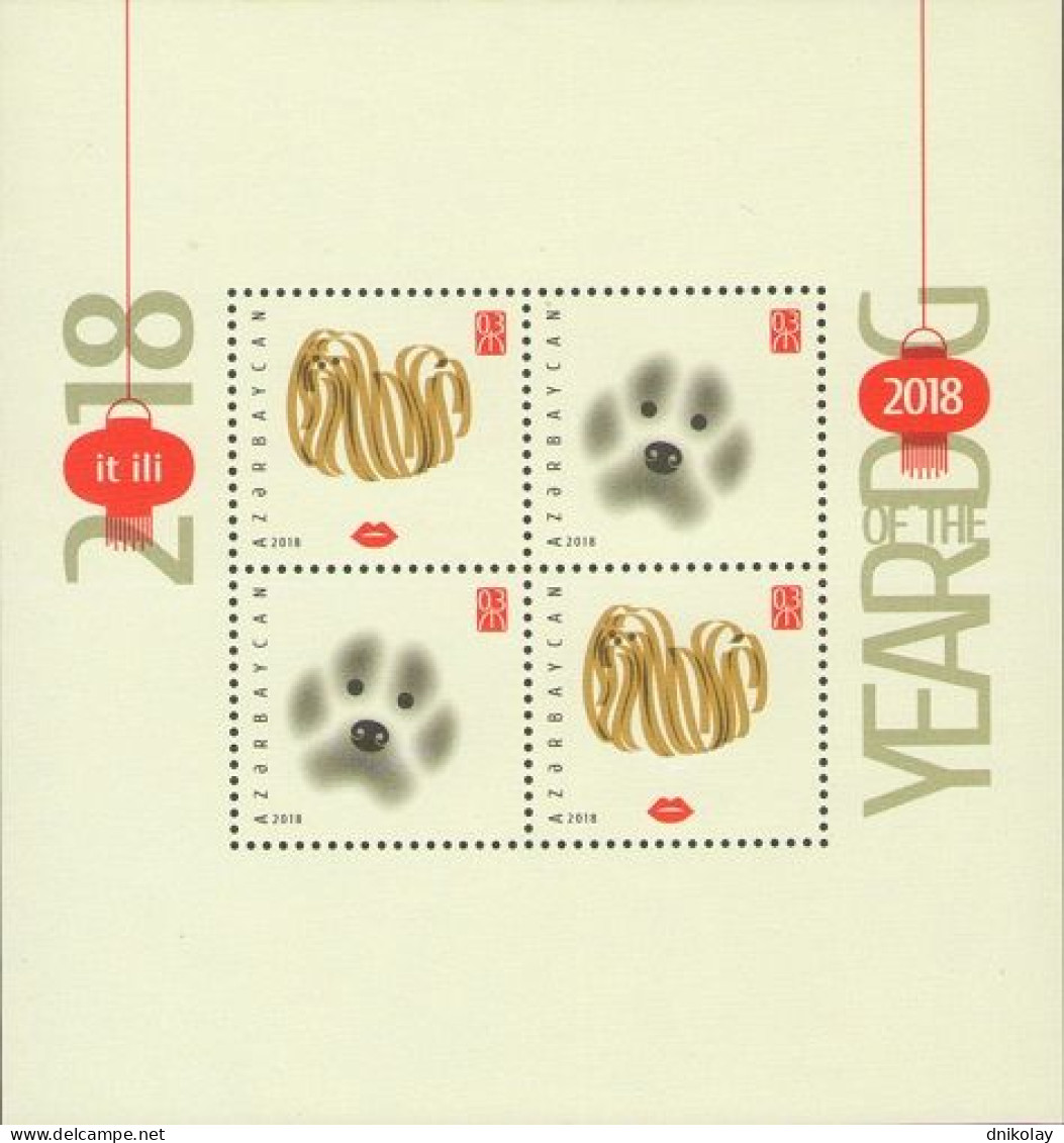 2018 1365 Azerbaijan Chinese New Year - Year Of The Dog MNH - Azerbaiján