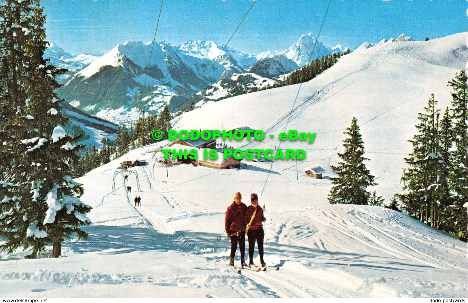 R526869 Hornberg 1811 M Ob Saanenmoser. Huhnerspielskilift. Diablerets. Staldenf - Welt