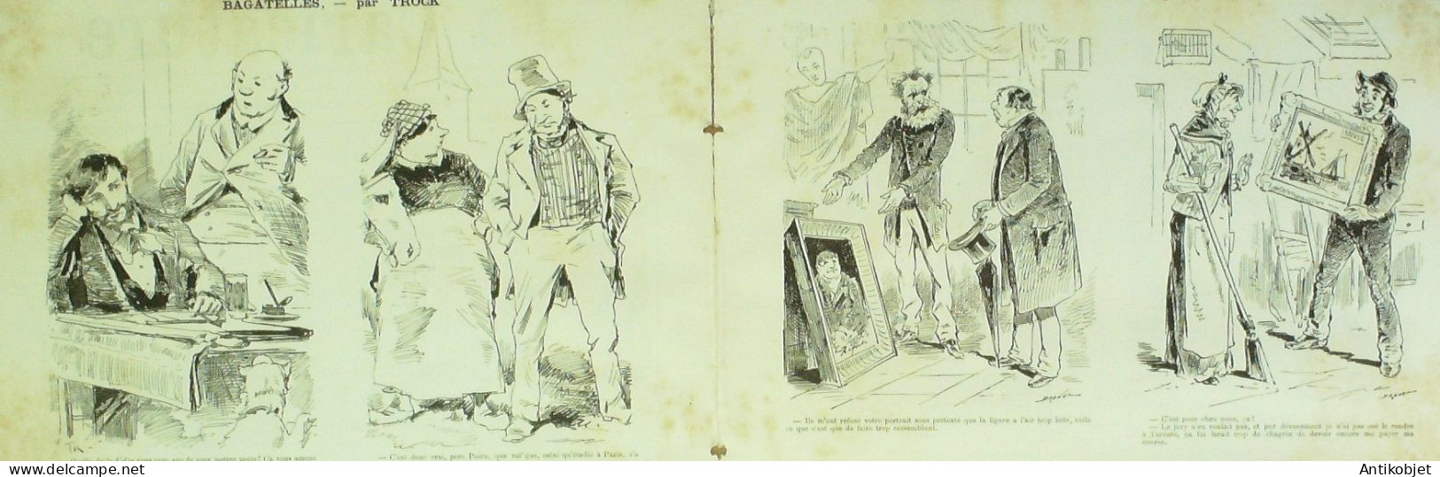 La Caricature 1883 N°175 Colonel Ramollot Leroy Draner Trock O'Bell - Magazines - Before 1900