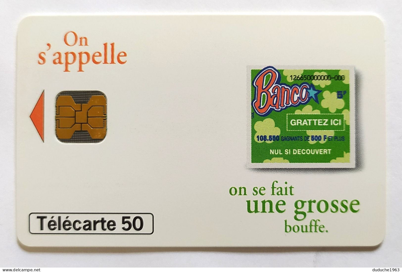 Télécarte France - Française Des Jeux - Banco - Non Classificati