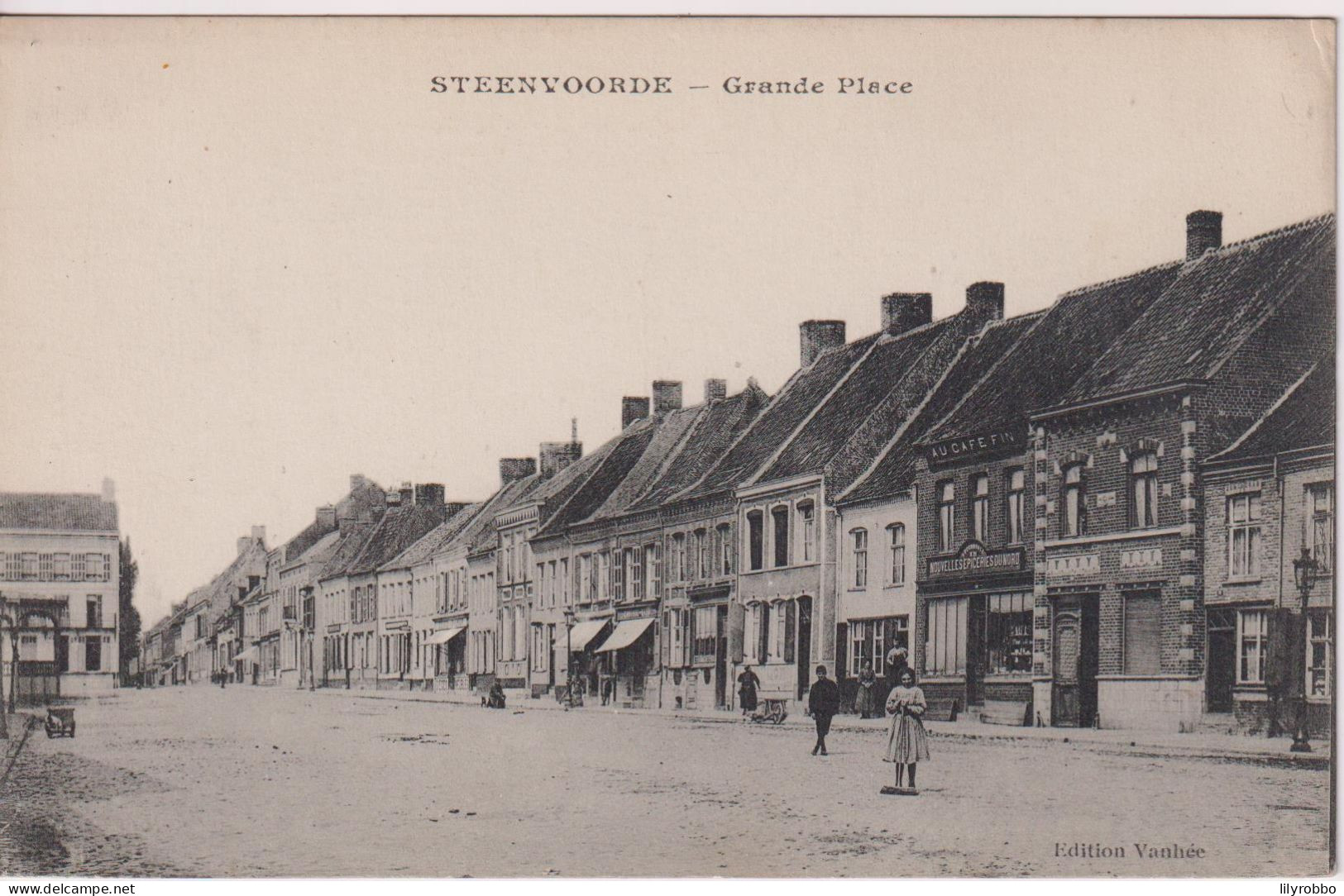 FRANCE - STEENVOORDE - Grand Place. August 1916 - Steenvoorde