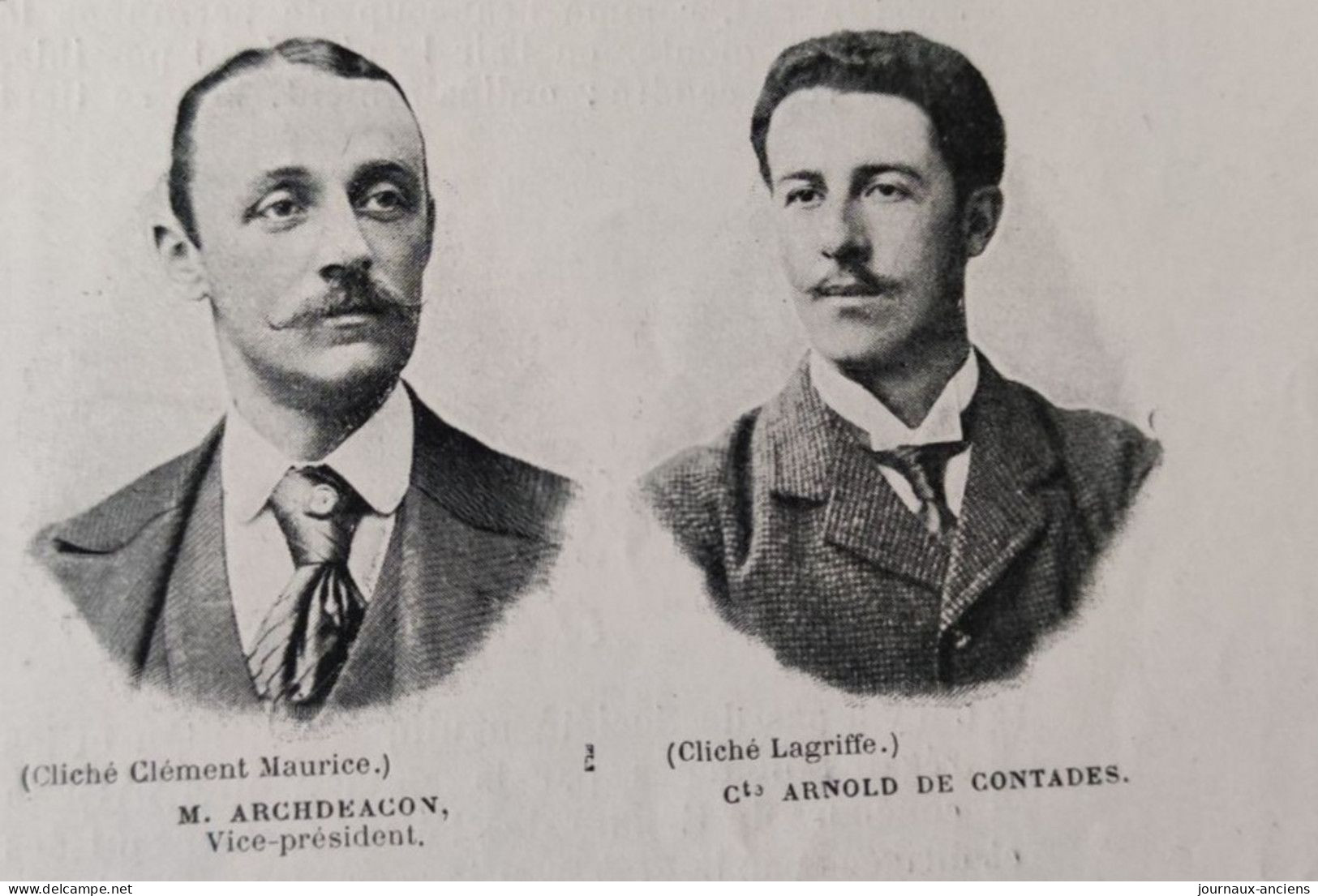 1899  L'AÉRO CLUB - FUSION ENTRE L'AÉROSTIC CLUB ET L'AÉRO CLUB - LA VIE AU GRAND AIR - Magazines - Before 1900