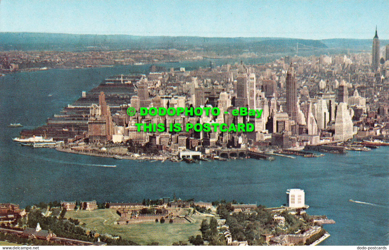 R527103 Air View Of Manhattan. Herbco Card. Mirro Krome. H. S. Crocker - Welt