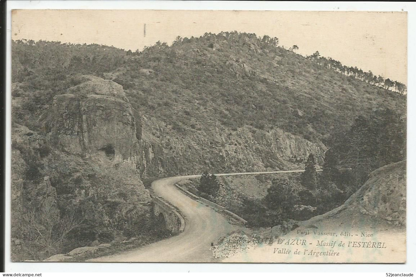 Massif De L'Esterel Vallée De L'Argentière  Rare    1914     N° 348 - Otros & Sin Clasificación