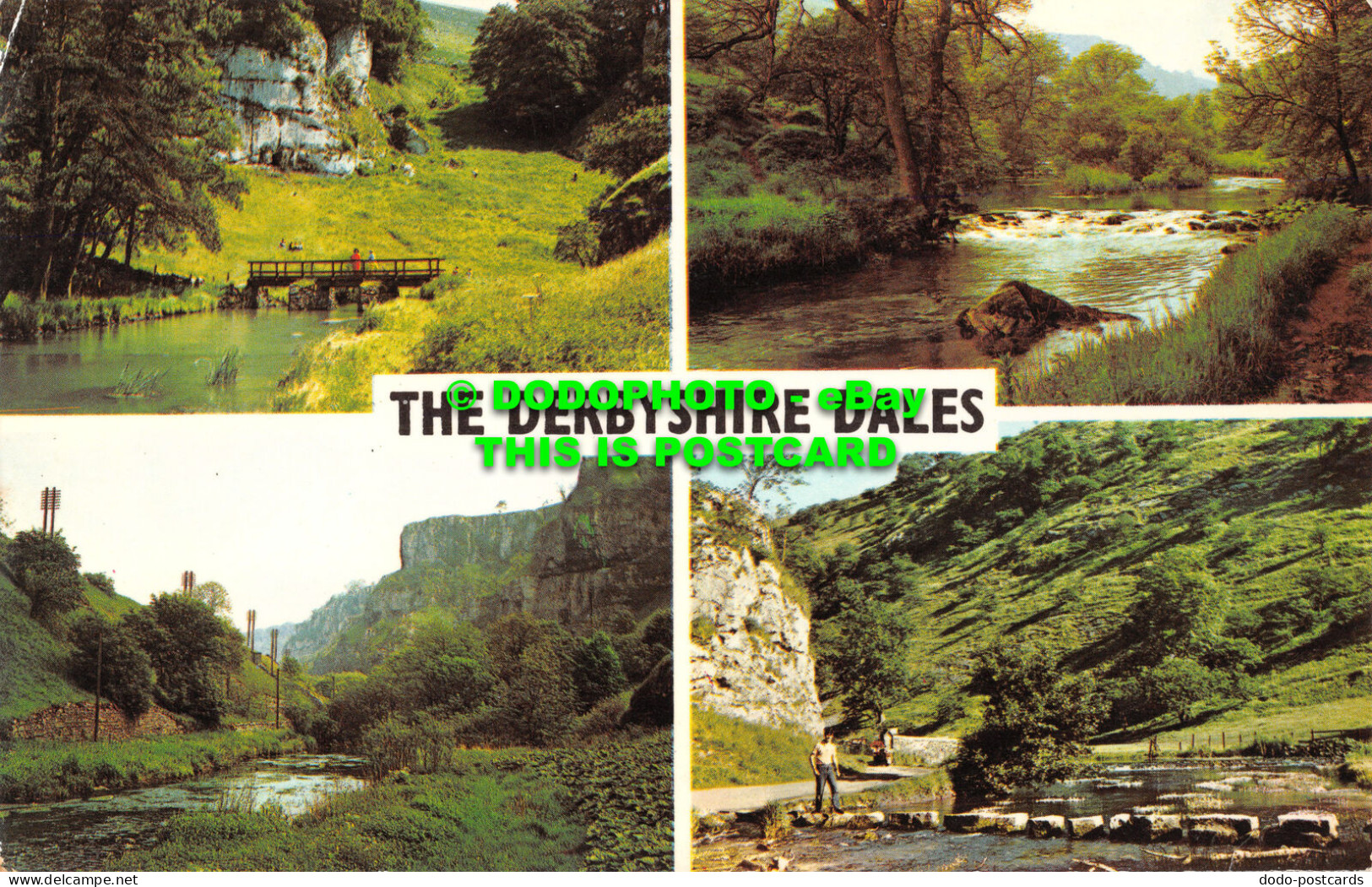 R526878 The Derbyshire Dales. Chee Dale. Dove Dale. Miller Dale. Multi View - Welt