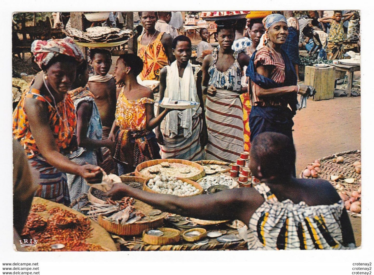 Afrique En Couleurs Marché Africain à Situer N°4043 VOIR DOS - Non Classificati