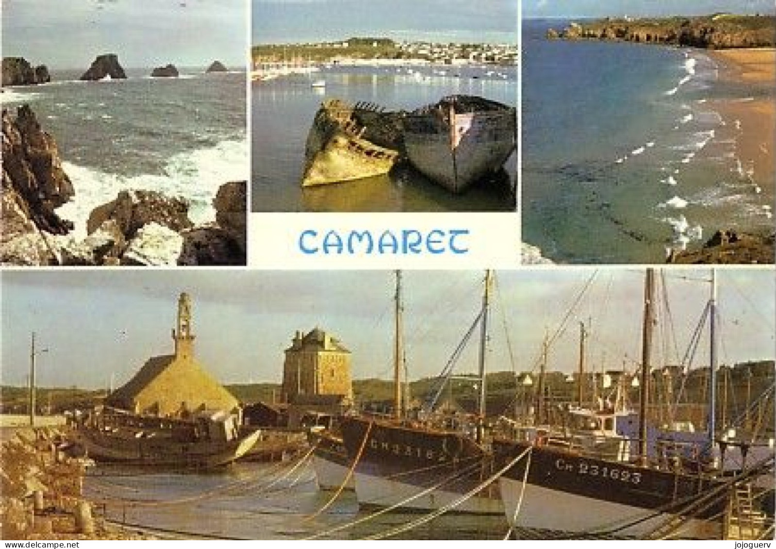 Camaret La Pointe De Pen Hir Le Port La Plage Du Toulinguet Le Sillon Avec ND De Rocamadour... Tim De Chateaulin En 1981 - Camaret-sur-Mer