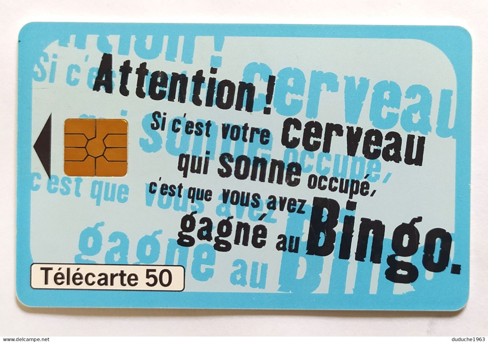 Télécarte France - Française Des Jeux - Bingo - Zonder Classificatie