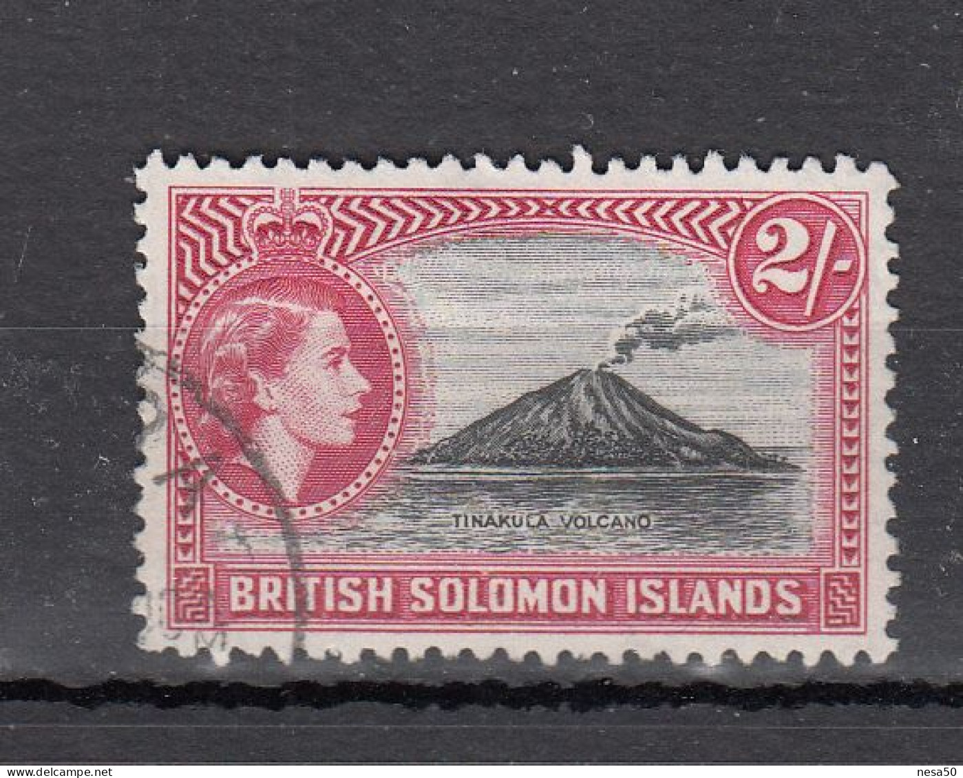 Salomoneilanden 1939 Mi Nr 68, Vulkaan Tinakuca - British Solomon Islands (...-1978)