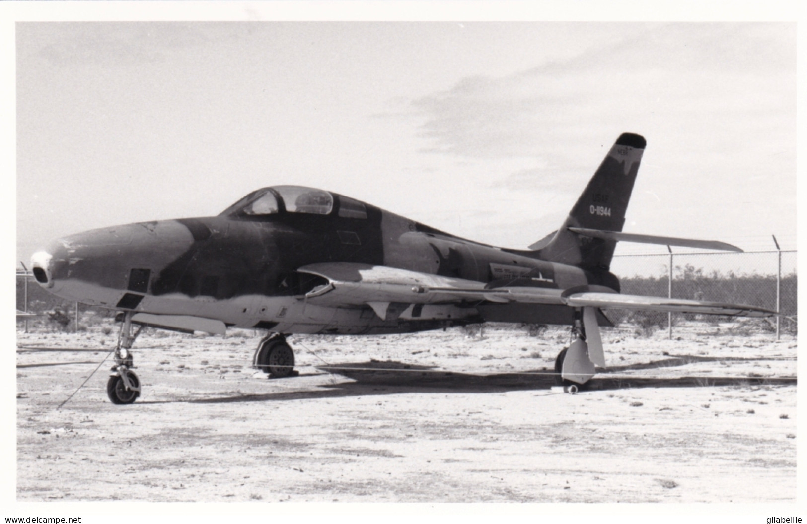 Photo Originale - Aviation - Militaria - Avion Republic F-84F Thunderstreak - Aviación