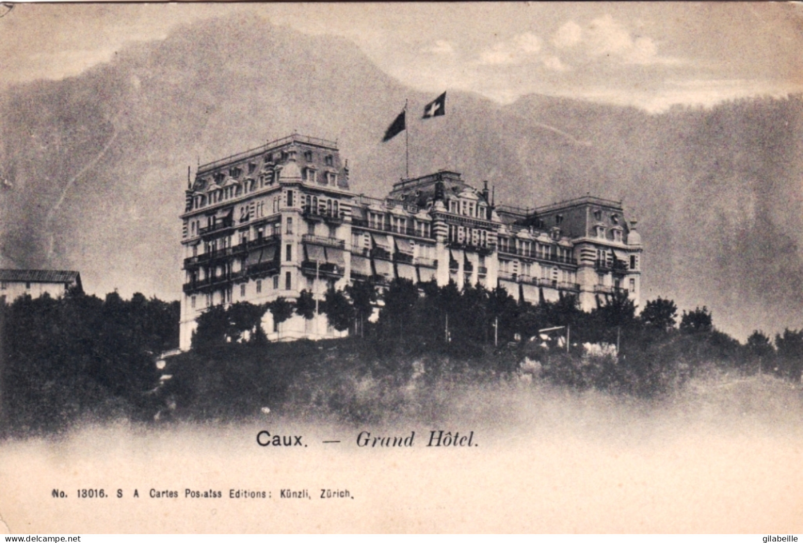 Suisse - Vaud - CAUX - Grand Hotel - Andere & Zonder Classificatie
