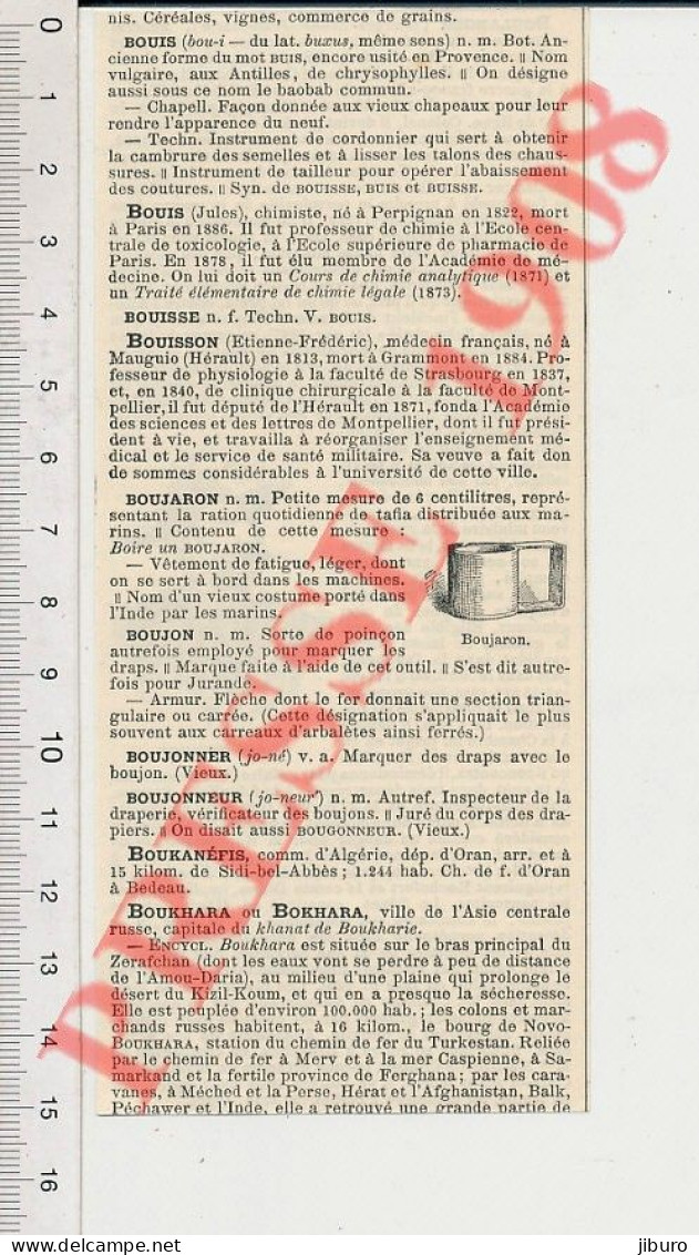 2 Vues Doc 1908 Général Georges Boulanger Histoire Portrait + Bouisson (Mauguio) Boujaron Jules Bouis Boujon 222C1 - Ohne Zuordnung