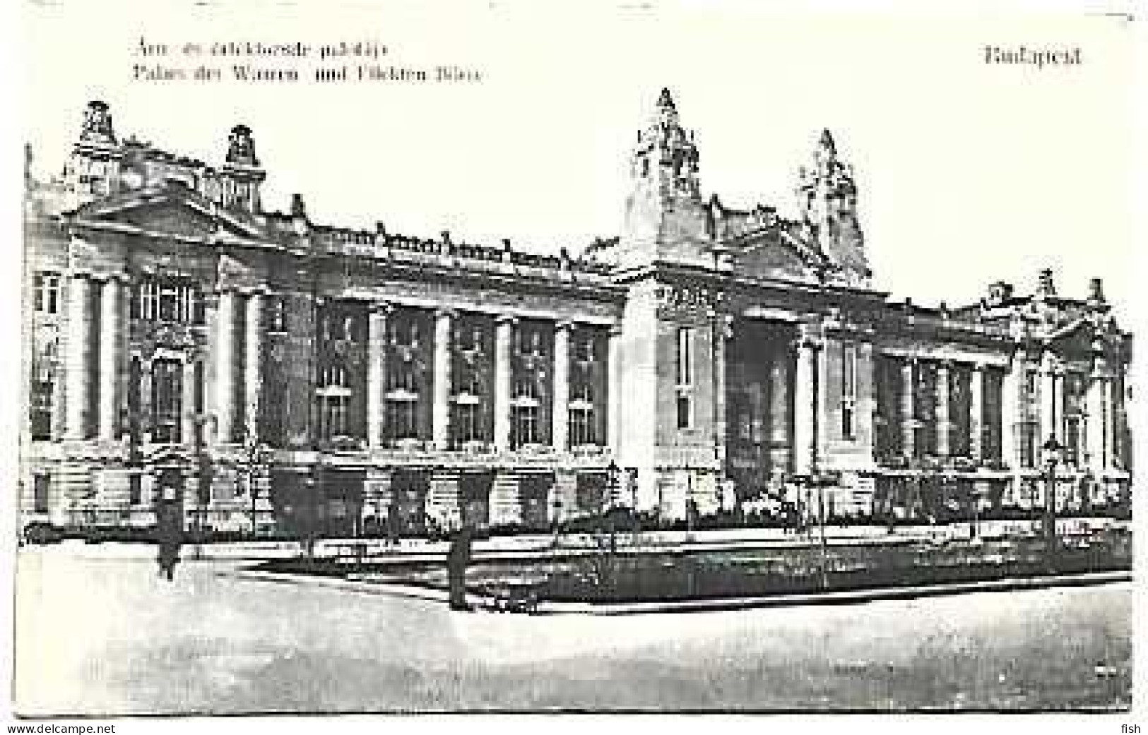 Hungary & Marcofilia, Budapest, Arù és Ertéktözsde Palotàja, Berlin 1927 (879) - Storia Postale