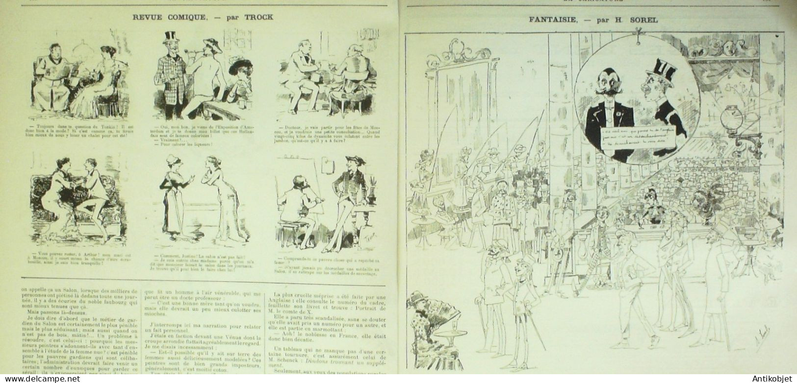 La Caricature 1883 N°178 Martyrs Du Pschutt Draner à Robinson Tinant Sorel Trock - Magazines - Before 1900