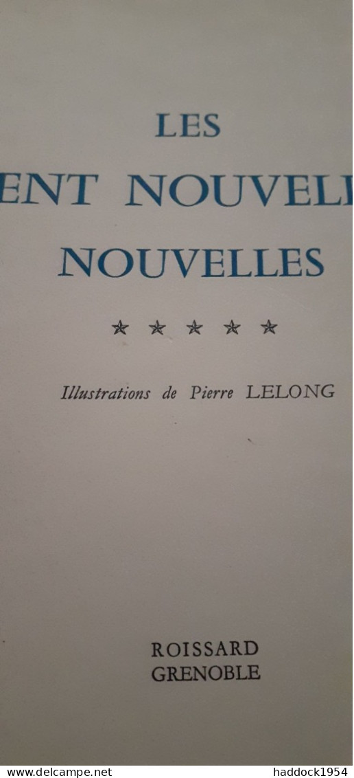 les cent nouvelles nouvelles PIERRE LELONG roissard 1962