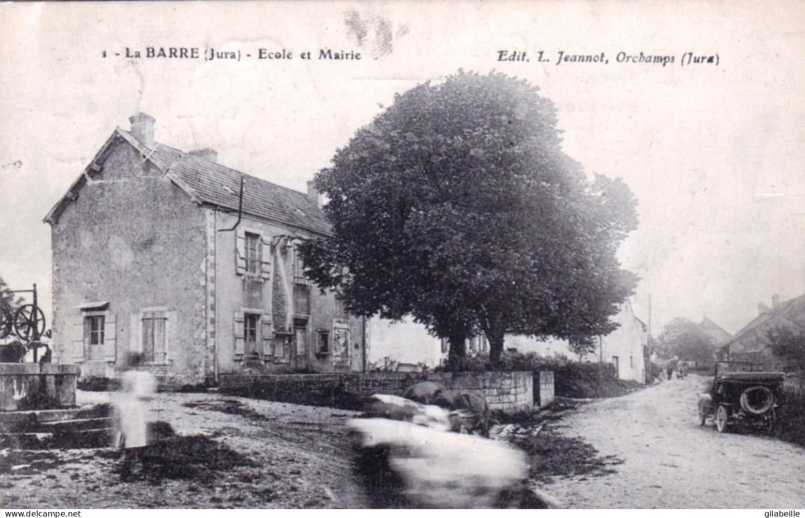 39 - Jura - LA BARRE - Ecole Et Mairie - Puits - Sonstige & Ohne Zuordnung