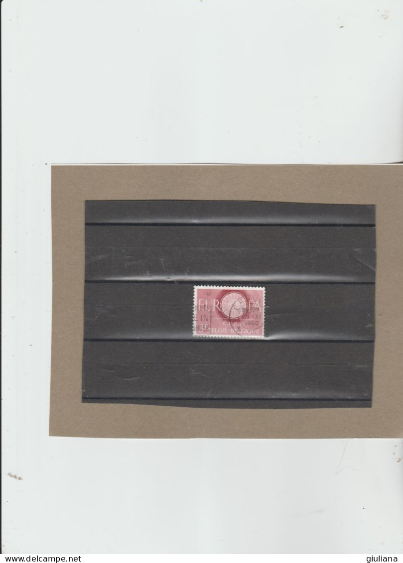 Belgio 1960 - (UN)  1150 Used "Europa Cept" - 3f Lilla, Rosa - Used Stamps