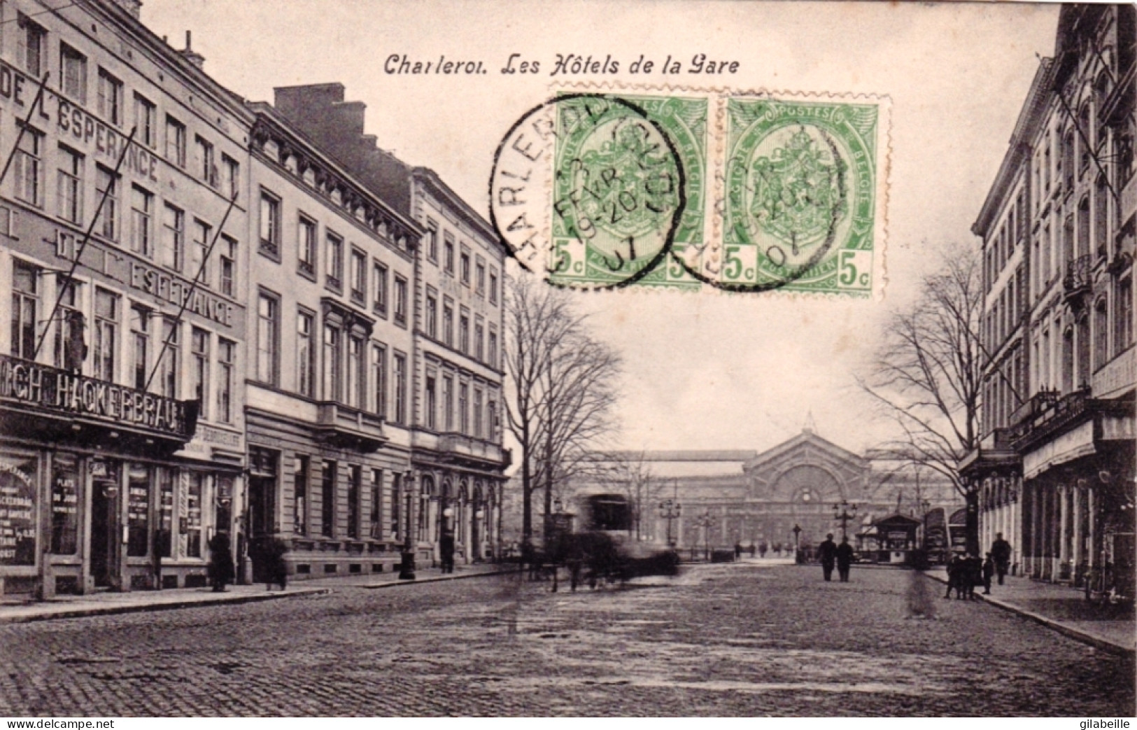 CHARLEROI - Les Hotels De La Gare - Charleroi
