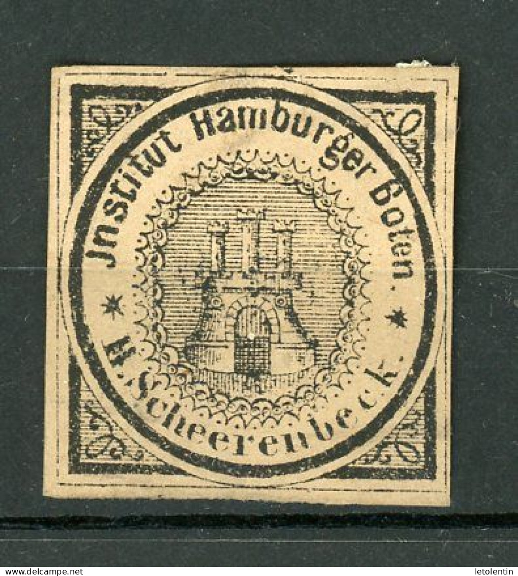 ALLEMAGNE - POSTE PRIVÉE (INSTITUT HAMBURGER BOTEN) H. SCHEERENBECK  N° Yvert - (*) - Altri & Non Classificati