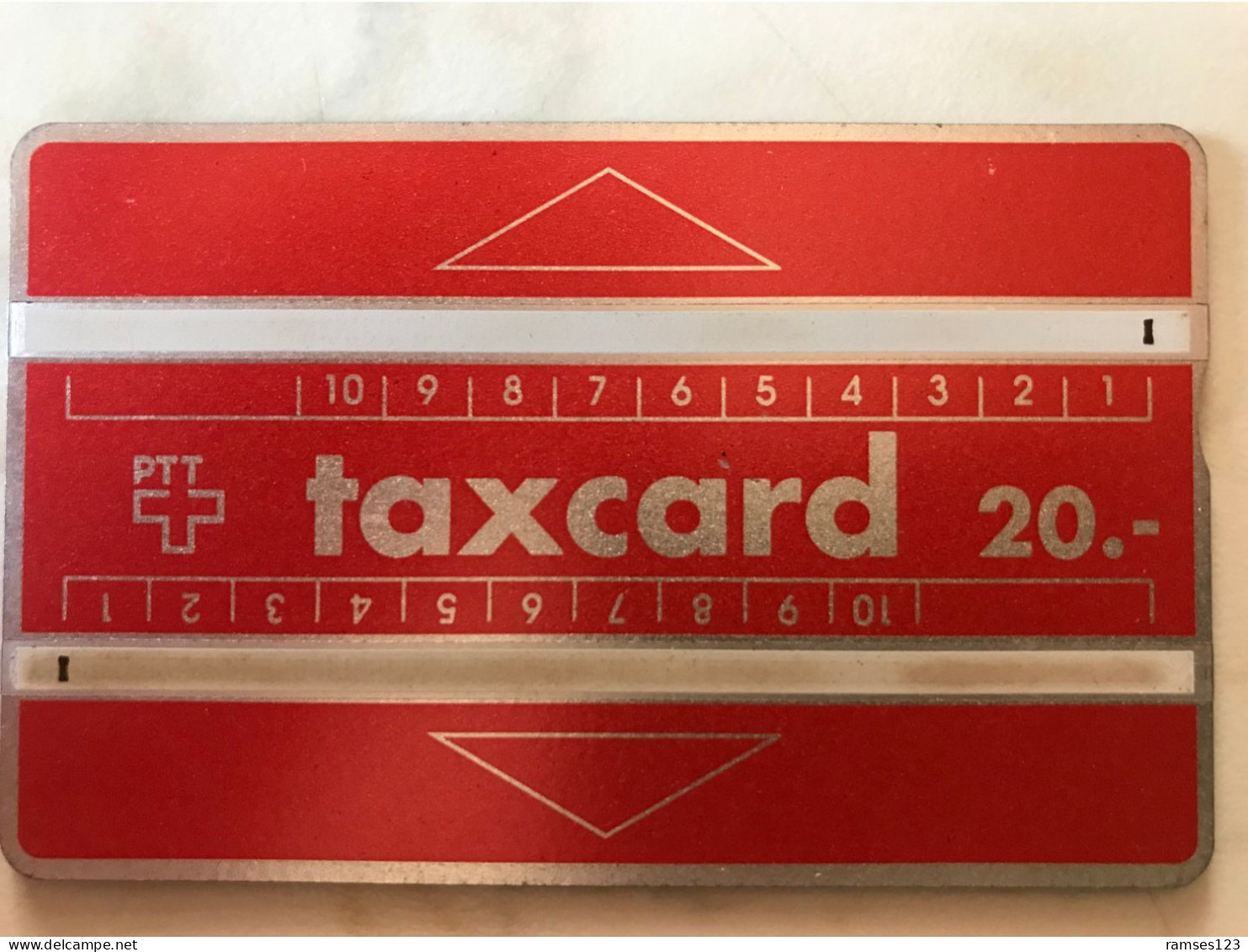 SUISSE    TAXCARD  201A   WITH CROSS - Switzerland