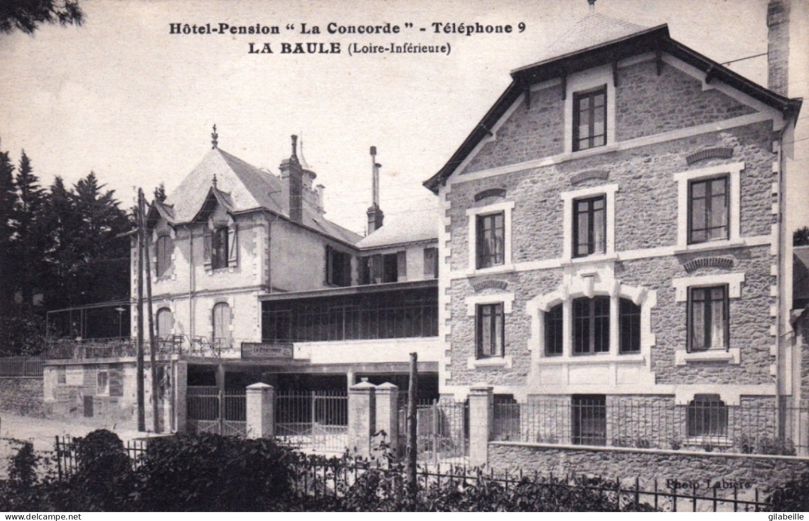 44 - Loire Atlantique - LA BAULE - Hotel Pension " La Concorde " - La Baule-Escoublac
