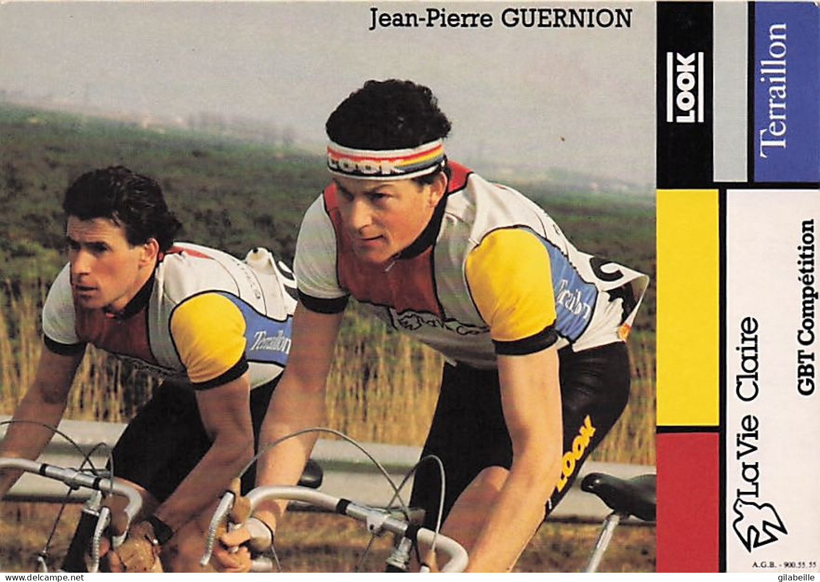 Vélo Coureur Cycliste Francais Jean Pierre Guernion - Team La Vie Claire - Cycling - Cyclisme - Ciclismo - Wielrennen - Wielrennen