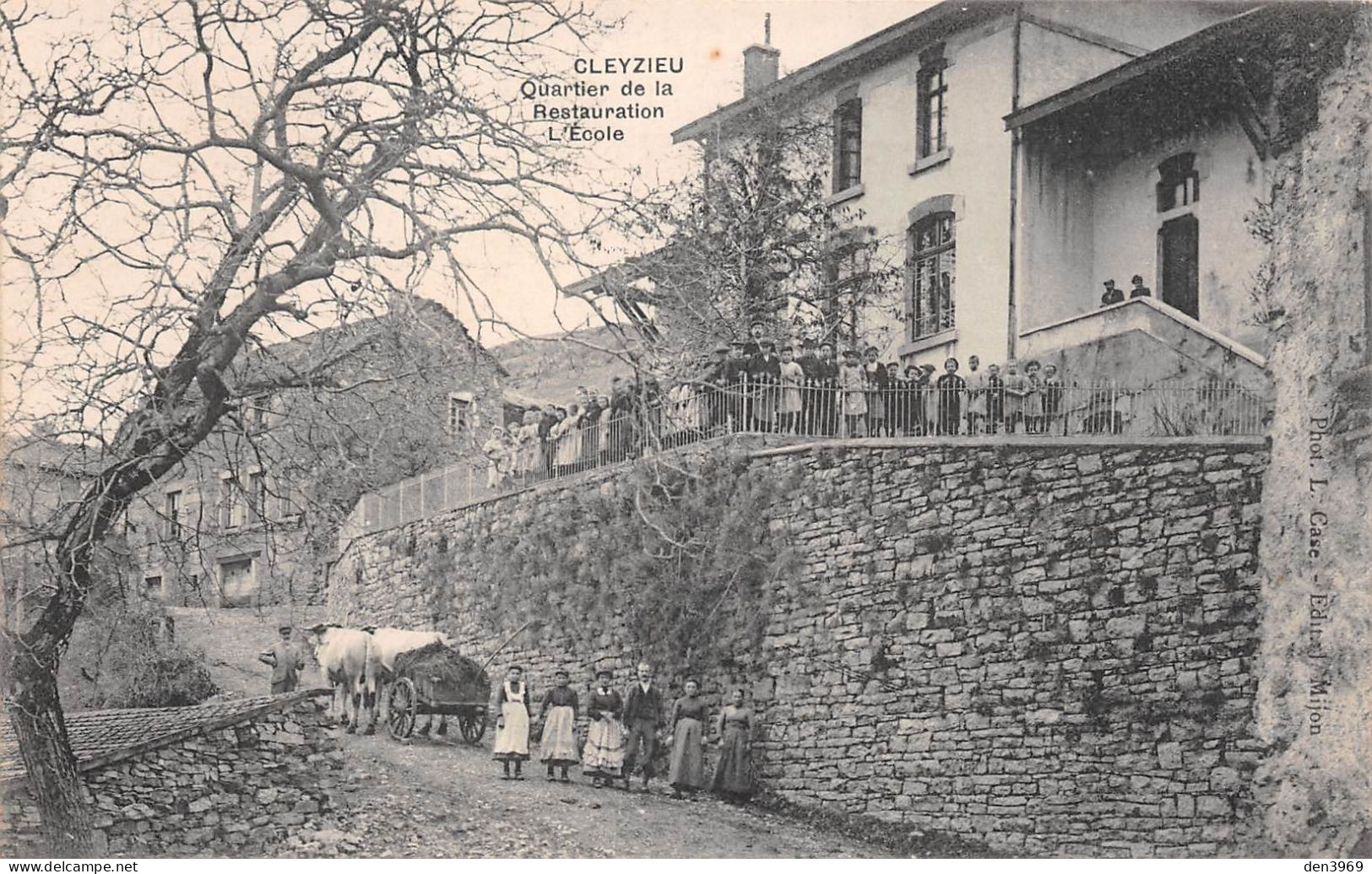 CLEYZIEU (Ain) - Quartier De La Restauration - L'Ecole - Ecrit (2 Scans) Jérôme Chavant, Menuisier à Torcieu - Non Classés