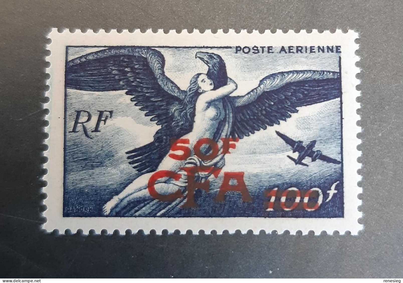 Réunion 1947 Yvert 47 MH TB - Luchtpost