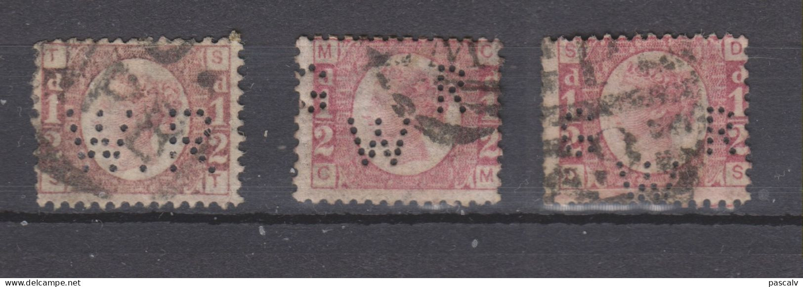 Yvert 49 SG 48 Perforés Perfins - Gezähnt (perforiert)