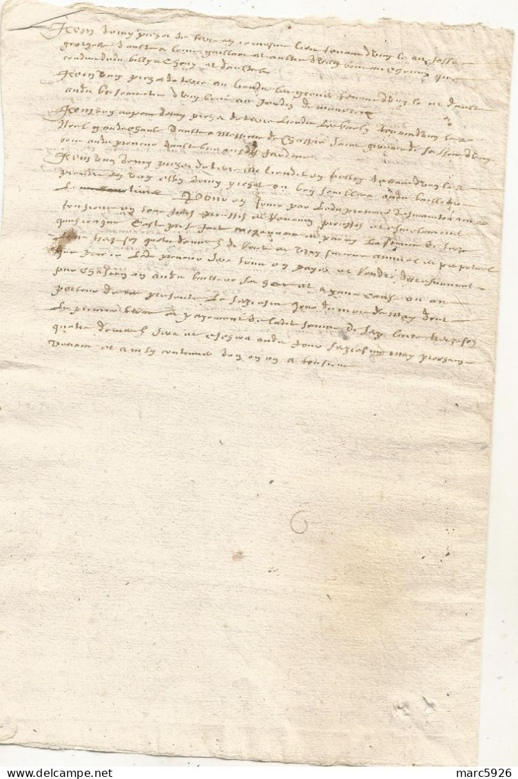 N°1981 ANCIENNE LETTRE A DECHIFFRER DATE 1678 - Historical Documents